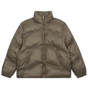 Winter Mens Solid Plain Thick Warm Bomber Padded Jackets Streetwear Harajuku Hip Hop Simple Casual Puffer <b>Coat</b> <b>Parkas</b> Outerwear - Product Image 2