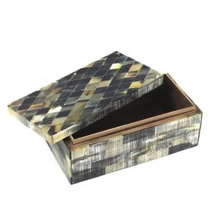 Luxury Handmade Trinket Organizer & Premium <b>Keepsake</b> Gift <b>Box</b> Natural Horn Storage Decorative <b>Box</b> Free Sample Made of Plastic - Product Image 3