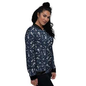 Veste solide pour femmes, doudoune bomber, manteau d'hiver pour femmes, veste bomber rembourrée à manches longues personnalisée - Product Image 4