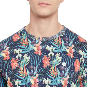 2024 camisas impresas personalizadas para hombres transpirable de algodón de alta calidad diseño superior camiseta lisa Logo sublimación lavado más lona - Product Image 6