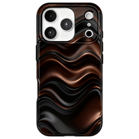 Étui de téléphone magnétique antichoc brillant en TPU avec impression intégrale 2 en 1 IMD, design personnalisé durable OEM pour 17 Pro Max