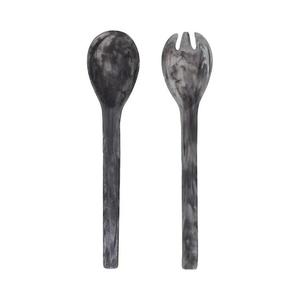 Service de couverts en résine fait main avec poignées en cristal coloré, parfait pour table à manger, cuisine et cadeaux élégants - Product Image 6