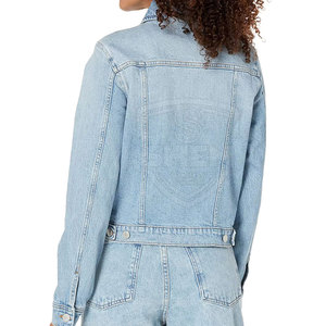 Chaqueta Vaquera para Mujer con Logotipo Personalizado, de Alta Calidad y Bajo Precio, Talla Grande, Transpirable - Product Image 2