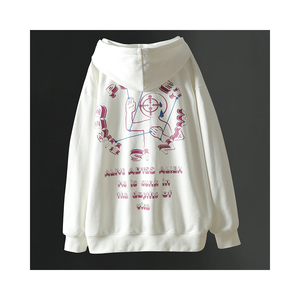 380GSM Heavy Weight Premium Quality Solid Color Oversize Fashion Hoodies Loose Thick Heavy Plain Hoodie - Product Image 2