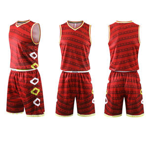 Venta al por mayor personalizado bordado baloncesto Jersey diseño nombre Número sublimación en blanco malla imprimir uniformes baloncesto - Product Image 1