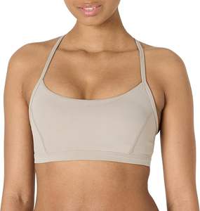 Soutien-gorge de sport personnalisé, dos nu, couleur unie, rembourré, soutien-gorge de sport de course à pied pour femmes, antichoc, grande taille, très confortable - Product Image 2