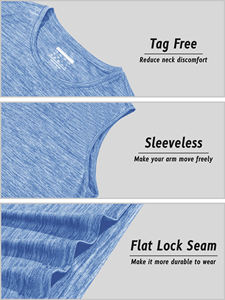 Débardeur sans manches en polyester pour hommes Chemise de gymnastique légère en coton mélangé avec cordon de serrage Vêtements athlétiques confortables pour l'entraînement - Product Image 4