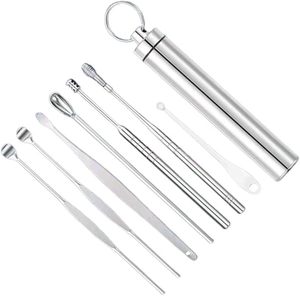 Juego de herramientas de limpieza de cera para los oídos, instrumentos de belleza para el cuidado e higiene integral de los oídos, juego de herramientas de limpieza de cera para los oídos - Product Image 1