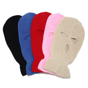Pilot Acrylic Knitted Face <b>Masks</b> Hatrobber Hatbeanie Wind Defense Head Beanie Ski Balaclava DDP Shipping - Product Image 1