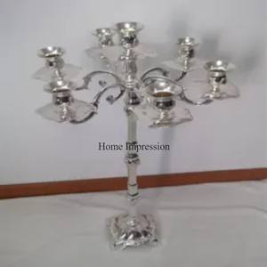 Candélabre d'art créatif moderne enduit de poudre de couleur noire de qualité supérieure en métal résistant de concepteur avantageux d'Inde - Product Image 6