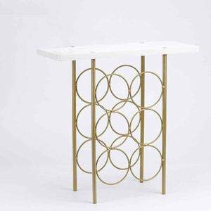 El último soporte de metal para estante de vino, soporte de estante de vino de alta calidad, elegante para uso en bares de Hotel en casa, venta al por mayor - Product Image 6