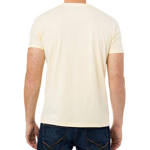 Camiseta de gimnasio en blanco de algodón orgánico con cuello redondo ajustado musculoso para hombre, camiseta activa de manga corta con cuello redondo para hombre, camiseta de gimnasio para correr - Product Image 6