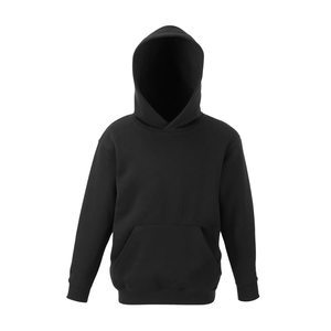 <b>Black</b> Pullover <b>Hoodie</b> Men Cotton Fleece Hooded Sweatshirt <b>Plain</b> Solid Casual Winter Wear Street Style Fashion Wholesale Supplier - Product Image 1
