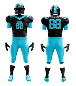 Uniformes de football américain de haute qualité pour les jeunes et les adultes à manches courtes du Pakistan Nouveau design - Product Image 6