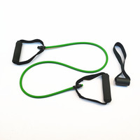 Bandas de resistencia de Yoga de 5 niveles con asas Entrenamientos en casa Entrenamiento de fuerza Pilates Moldeador de cuerpo Boxeo Fitness Cuerdas de estiramiento