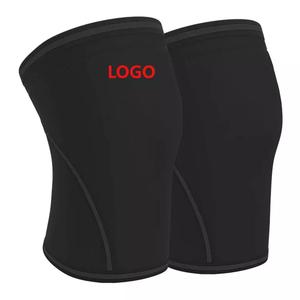 GAF tamaño personalizado levantamiento de pesas rodillera Powerlifting 7 mm neopreno levantamiento de pesas rodilla manga para hombres y mujeres - Product Image 1