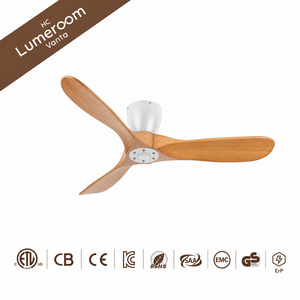 42 Inch Flush Mount Solid Wood Ceiling <b>Fan</b> Without Light, Reversible DC Motor, <b>Remote</b> <b>Control</b>, Quiet Indoor <b>Fan</b> for Bedroom - Product Image 6