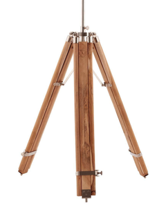 Base de Lámpara de Trípode de Madera de Diseño (Madera Maciza) - Product Image 2