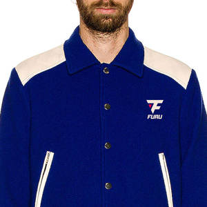 Veste de sport en laine de haute qualité pour homme, personnalisable, légère, coupe-vent, respirante, séchage rapide, service OEM - Product Image 2