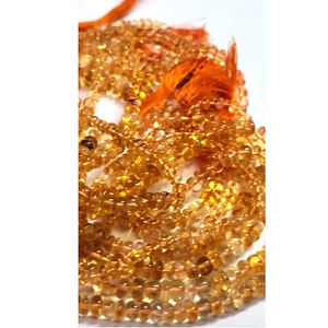 7เส้นของ Citrine ธรรมชาติ5มม.-7มม. rondelle ลูกปัดเรียบ602 CT ล็อต iroc ขาย14นิ้วลูกปัดธรรมดา US $61สำหรับทุกคน - Product Image 4