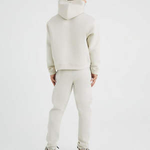 ชุดวอร์มผ้าคอตตอนผ้าเกล็ดปลาเทอร์รี่450 GSM ชุดฝึกวิ่งออกกำลังกายแบบใหม่ล่าสุดไซส์ใหญ่พิเศษสำหรับฤดูหนาว - Product Image 3