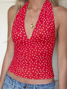 Tops cortos con cuello Halter para mujer, fabricante de Pakistán, diseño aceptado por OEM, Top corto con cuello Halter en alta calidad - Product Image 3