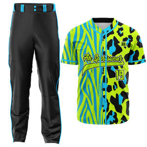 Vêtements de sport de softball à impression par sublimation personnalisée de qualité fantastique Uniforme de baseball de qualité supérieure Chemise en jersey à manches courtes - Product Image 6