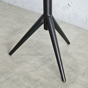 Mesa de Centro Moderna Estilo Farmhouse con Tapa de Vidrio y Patas de Hierro para Sala de Estar - Product Image 6