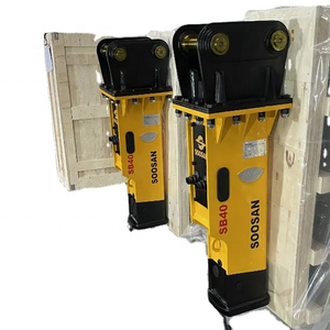 SOOSAN Disjoncteur Hydraulique Modèle SB40 Silence en Forme de Boîte pour mini pelles, chargeuses pelleteuses, chargeuse compacte pour petit démolit - Product Image 1