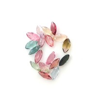 3x6mm natürlicher Multi-Turmalin-Marquise-Schnitt Facettierter loser Edelstein Hochwertiger Turmalin stein für die Schmuck herstellung im Großhandel