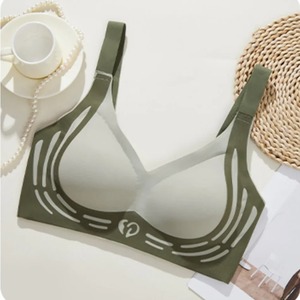 Soutien-gorge de sport pour femmes soutien-gorge d'allaitement à boutons ouverts sur le devant soutien-gorge d'allaitement confortable sans trace et anti-affaissement - Product Image 3