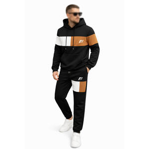 Conjunto Deportivo de Felpa para Hombre, Sudadera con Capucha y Pantalones Jogger, Corte Regular, Personalizable, Venta al Por Mayor, Ropa Deportiva Informal B2B - Product Image 1