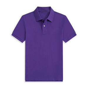 Polos à manches courtes en coton pour hommes, coupe ajustée, style sport classique avec col décontracté, polos tendance 100% coton pour hommes - Product Image 3