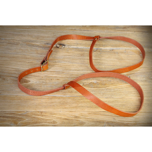 Sangle de tapis de yoga en cuir PU sangle de ceinture extensible réglable en matériau naturel avec étiquette de logo personnalisée - Product Image 4