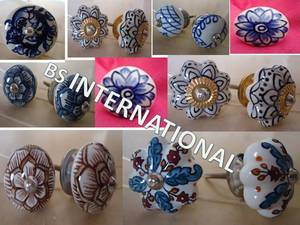 Elegant Bone Horn Resin Ceramic Glass Door Knobs for <b>Kitchen</b> Furniture and Cabinet <b>Hardware</b> for Doors and Drawers - Product Image 5