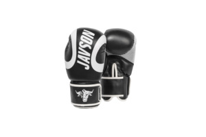Guanti personalizzabili da 12 once MMA in pelle di vacchetta, attrezzatura da boxe allacciata per allenamento con motivi stampati di dimensioni 10oz e 14oz - Product Image 6