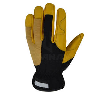 Guantes de montaje industrial con logotipo personalizado de nuevo diseño, punto sin costuras, ajuste flexible para trabajos de fabricación - Product Image 2