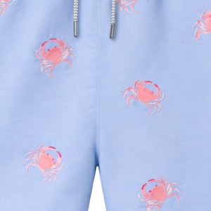 Shorts de Baño Azul Claro para Hombre, Secado Rápido, Tela Suave, Cintura Elástica - Product Image 3