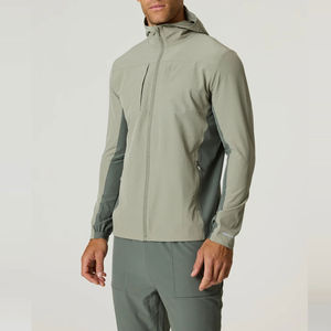 Survêtement de sport pour homme personnalisé avec veste zippée et pantalon de jogging, tissu respirant et taille élastique - Product Image 3