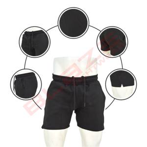 Short OEM respirant à double couche et à sublimation Hip Hop Baggy Jogger Gym Short de basket-ball vierge en maille personnalisé pour hommes - Product Image 5