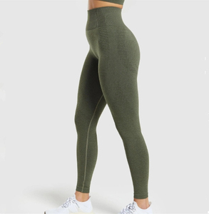 Leggings Deportivos de Cintura Alta para Mujer, Transpirables, Antibacterianos, Resistentes a Desgarros, Sin Costuras, Suaves, con Efecto Push-Up - Product Image 1