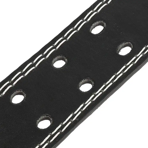 cowhide Leather Weight Lifting leather Training Belts Custom Logo Fitness Waist Belts gym Use - Product Image 6