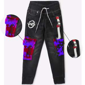 Jeans slim de haute qualité pour hommes Prix de gros Fabricant de pantalons en jeans délavés personnalisés pour adultes - Product Image 1