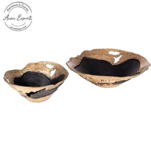 ชามทองเหลืองพรีเมี่ยมพร้อมแท่นวางต้นไม้ของตกแต่งหรูหรากลางโต๊ะเหมาะสำหรับบ้านโรงแรมและที่รับประทานอาหารที่ทันสมัย - Product Image 5