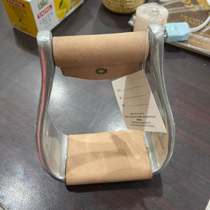 Étriers d'équitation en aluminium recouverts de cuir de qualité supérieure, durables, pour selle d'équitation - Product Image 2