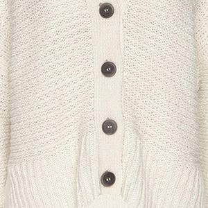 Suéter de Punto de Color Sólido, Manga Larga, Cuello en V, Abotonado, de Alta Calidad, Transpirable, Tipo Cárdigan - Product Image 6