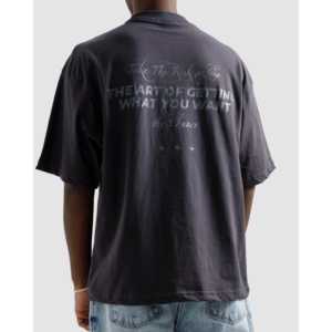 T-shirt en jersey 100% coton avec imprimé graphique Take the Risk - Product Image 6