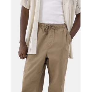 กางเกงยีนส์ขาสั้นแบบมีเชือกรูดสำหรับผู้ชาย, กางเกงยีนส์ทำงานคาร์โก้ขาบานสำหรับใส่2025น้ำหนักเบา - Product Image 4