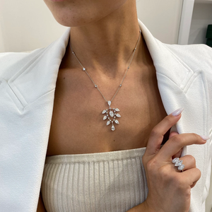 Diseño personalizado IGI Certified VVS Lab Grown Diamond 14K Collar de oro sólido Joyería Premium de gama alta para mujeres al mejor precio - Product Image 6