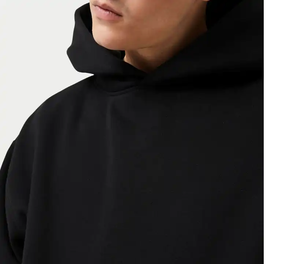 Sweat-shirt à capuche surdimensionné en laine pour homme, doublé, imprimé sur mesure, écologique, de haute qualité - Product Image 4